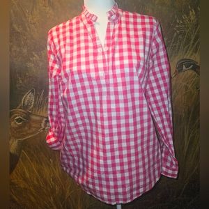 Kim Rogers Bandana Buffalo print Top PS Small nwt